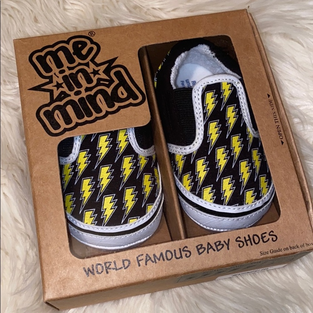 Lightening Bolt Slip On Shoes